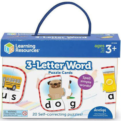 Picture of 3-Letter Word Puzzle Cards
