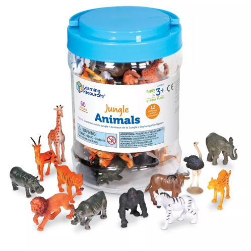 Picture of Jungle Animal Counters - 60 Pieces