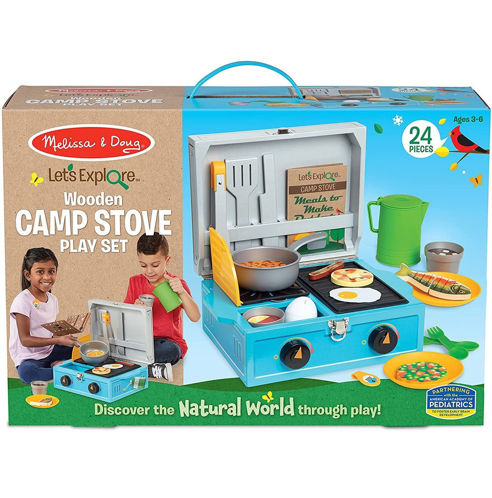 Picture of Let's Explore Camp Stove Play Set - Melissa & Doug