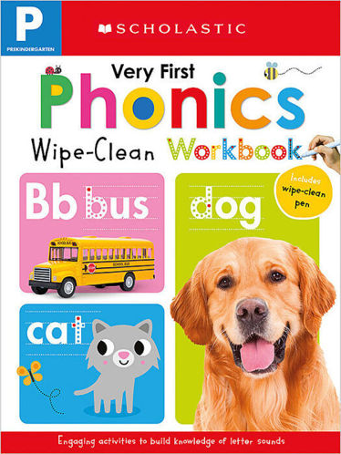Picture of Scholastic My Very First Phonics Wipe Clean Workbook Pre-K