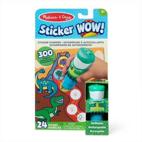 Picture of Sticker WOW!™ Dinosaur Activity Pad & Sticker Stamper - Melissa & Doug