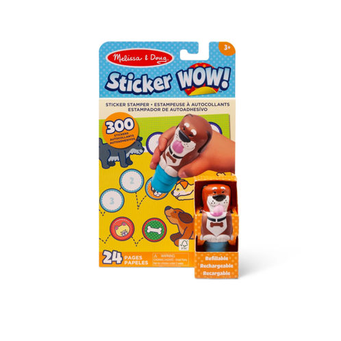 Picture of Melissa & Doug Sticker WOW!™ Dog Sticker Stamper and 24-Page Activity Pad