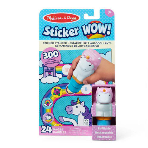 Picture of Unicorn Sticker Wow Refill Stickers - Melissa and Doug