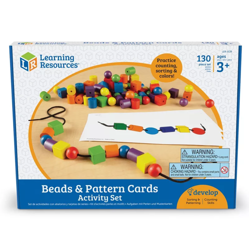 Picture of Learning Resources Beads & Pattern Card Set