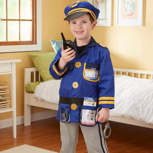 Picture of Melissa & Doug - Police Officer Role Play Costume Dress-Up Set (8pc)