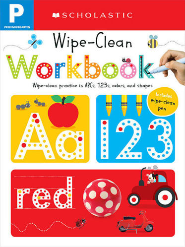 Picture of Pre-K Wipe-Clean Workbook - Scholastic
