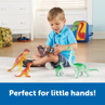 Picture of Learning Resources Jumbo Dinosaurs, Mommas and Babies, T-Rex, Stegosaurus, and Brachiosaurus, 6 Animals