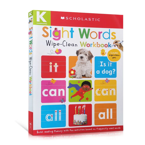 Picture of Sight Words Wipe-Clean Workbook