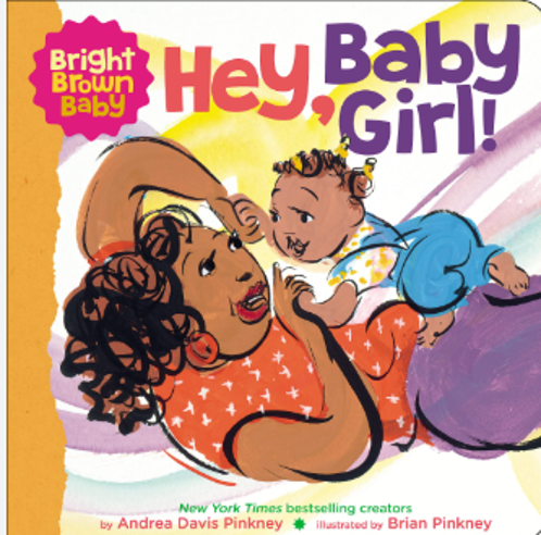 Picture of Bright Brown Baby Hey, Baby Girl!