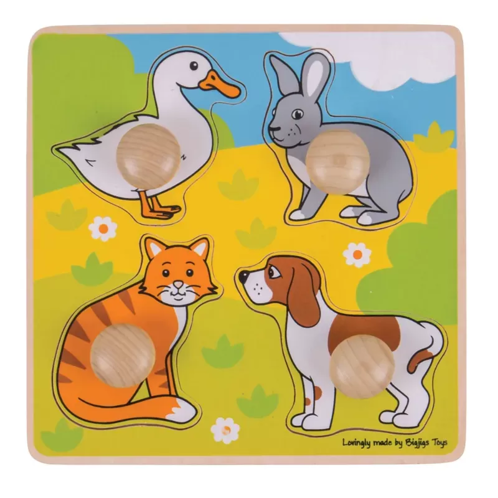 Picture of My First Peg Puzzle - Animals