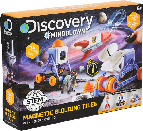 Picture of Discovery Mindblown Toy Magnetic Tiles with Remote Control