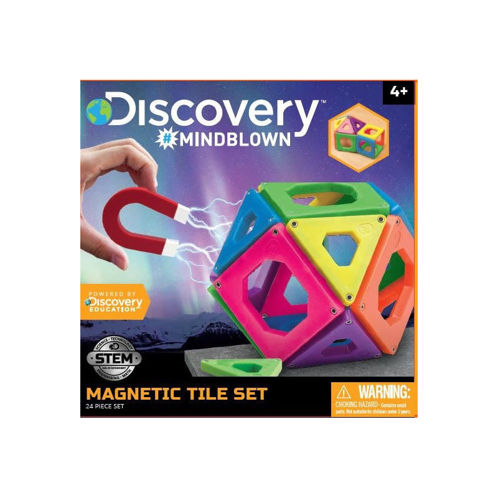 Picture of Discovery Mindblown Magnetic Tiles, 24pcs