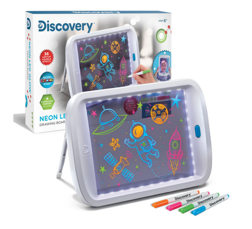 Picture of Discovery Neon Led Glow Drawing Board