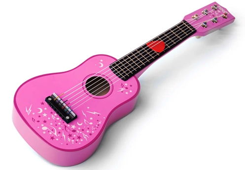 Picture of Pink Guitar (Flowers)