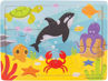 Picture of Bigjigs Toys Wooden Educational Tray Puzzle (Underwater) Chunky Wood Jigsaw